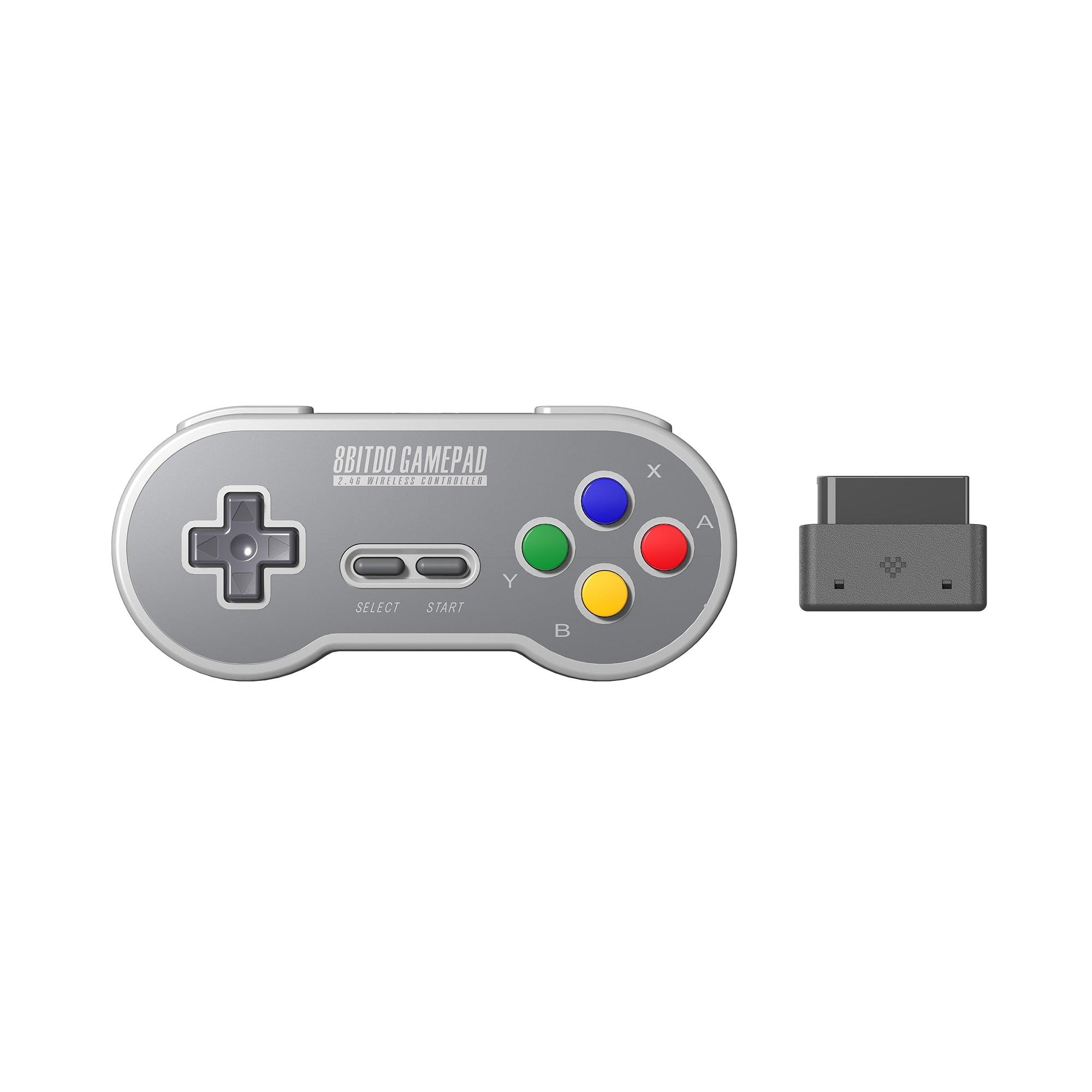 8BitDo SN30 2.4G Wireless Gamepad für SNES/SFC/Nintendo Switch - Präzise Steuerung und Komfort - Spielefabrik